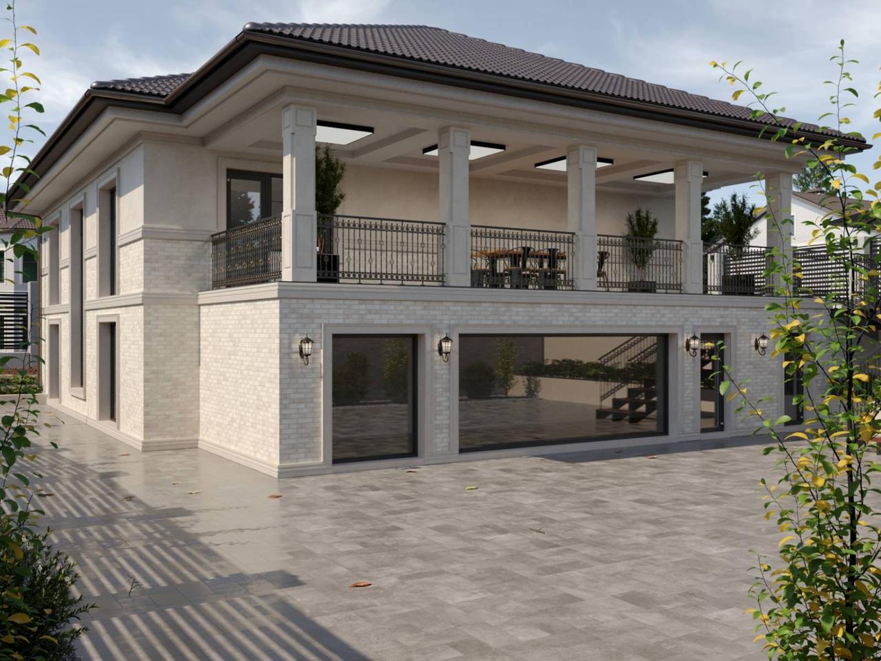 House facade design 3D