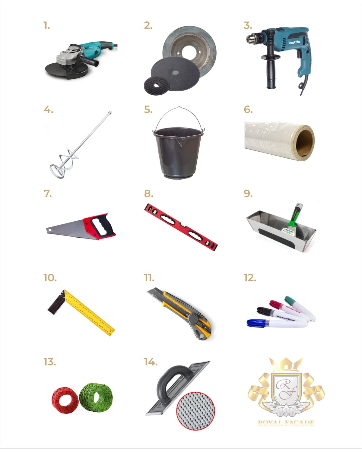 Tools needed for thermopanel installation