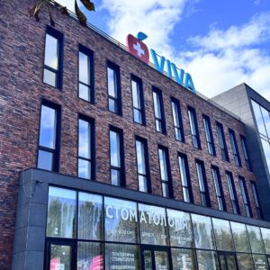 Business center exterior cladding with Old Residence HF57 thin bricks