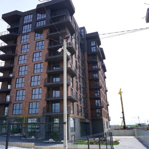 Modern facade upgrade at Dream Lake Residential Complex in Vinnytsia